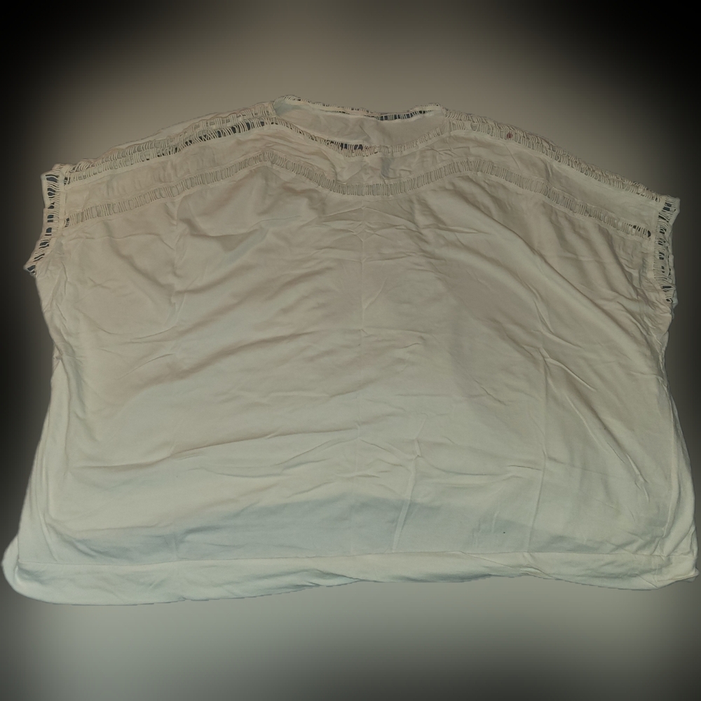 Off White Ladder Sleave Top